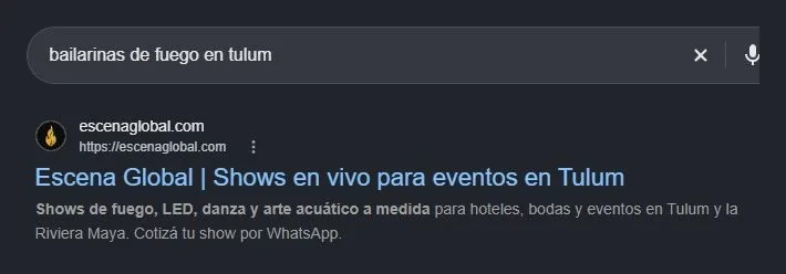 Resultado de Google para “bailarinas de fuego en tulum”: Escena Global, Shows en vivo para eventos en Tulum, escenaglobal.com.